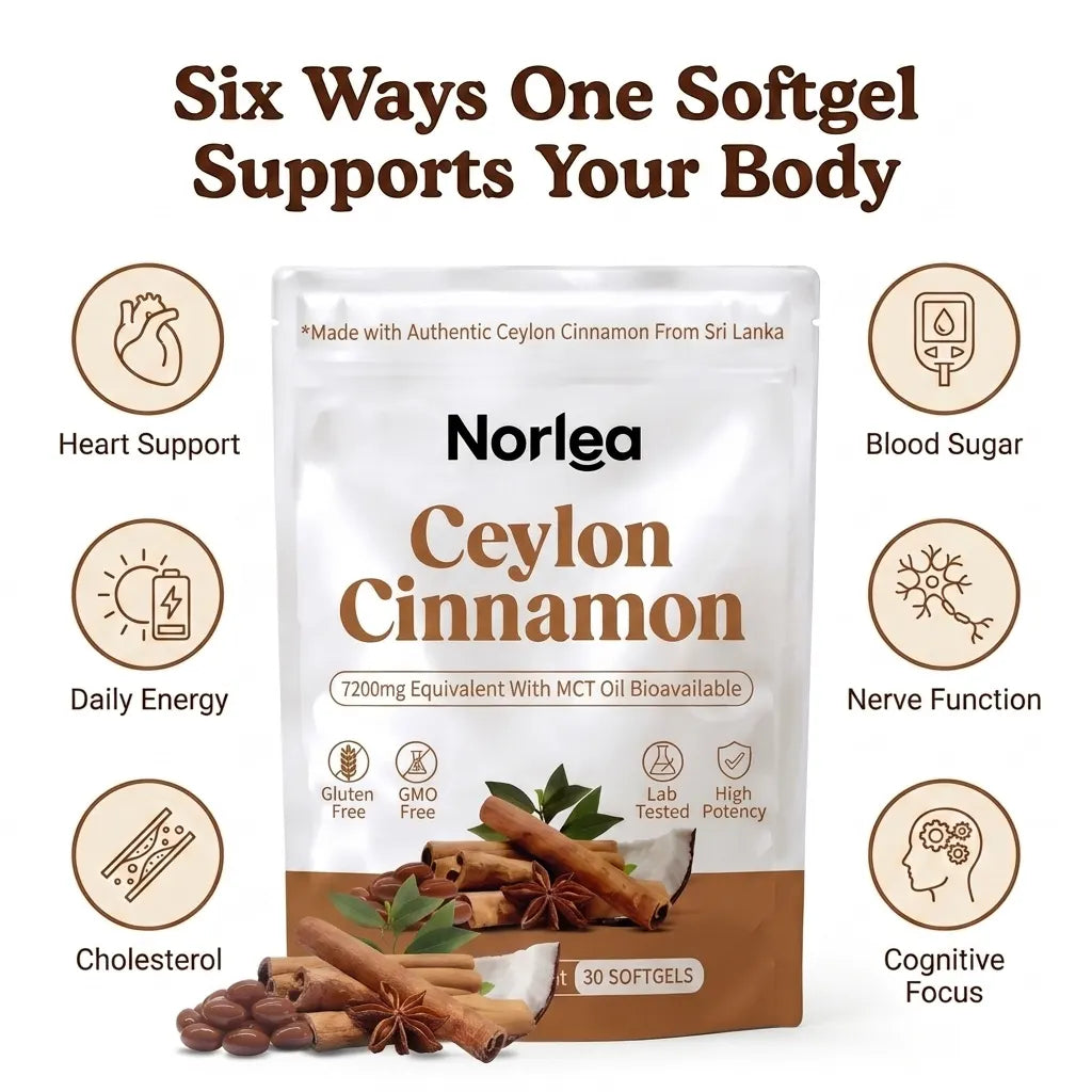 Ceylon Cinnamon 7200mg equivalent with MCT Oil