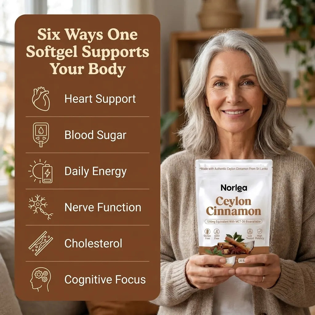 Ceylon Cinnamon 7200mg equivalent with MCT Oil